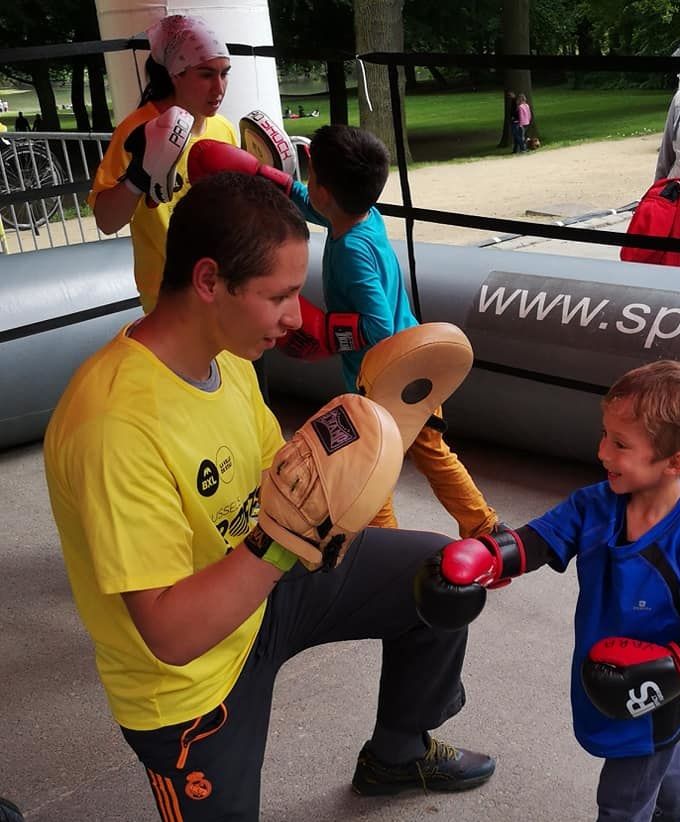 ABDEL jeunes compétiteur de la JAH BOXING ACADEMY.